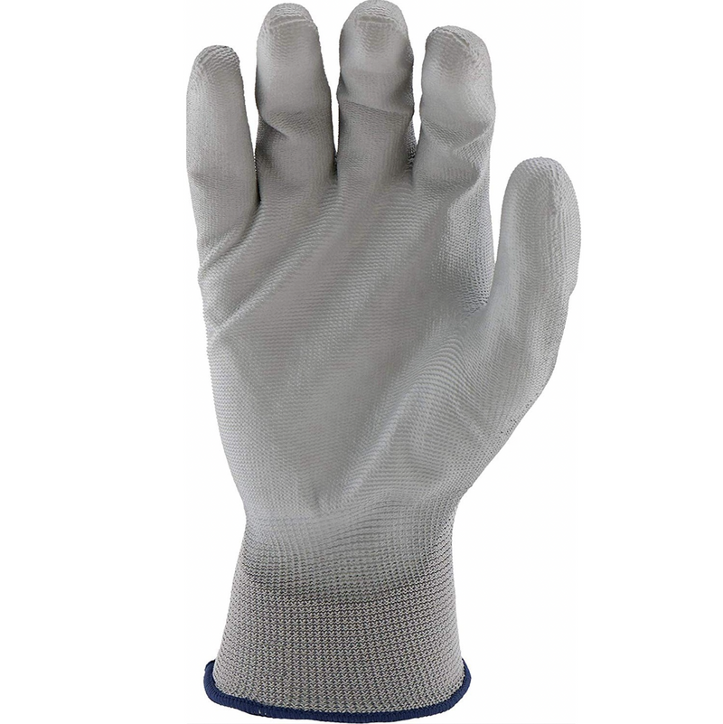 Gants en nylon avec revêtement PU ⎥ gris, blanc, noir