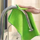 Chiffons en microfibre fins XL vert, 120 g/m²–150 g/m² (à partir de lot de 10)