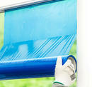 Film de protection pour vitrage (bleu)