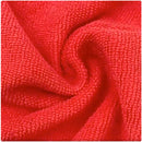 Chiffons en microfibre fins XL rouge, 120 g/m²–150 g/m² (à partir de lot de 10)