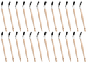 Pinceau plat Synthex noir_15 mm_24 pcs