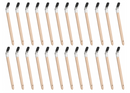 Pinceau plat Synthex noir_20 mm_24 pcs