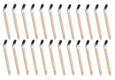 Pinceau plat Synthex noir_25 mm_24 pcs