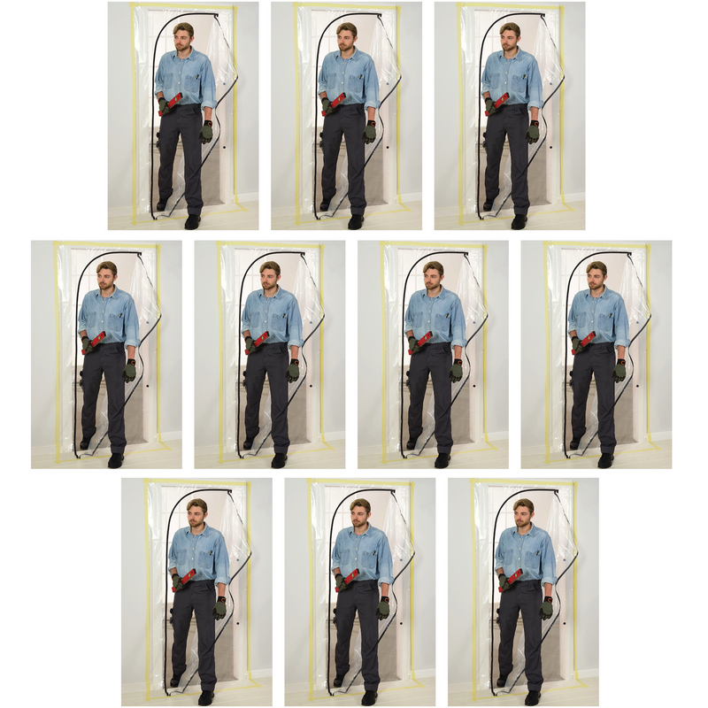 Porte anti-poussière – non-tissé / film plastique