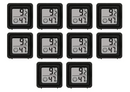 Thermomètre_noir_10 pcs