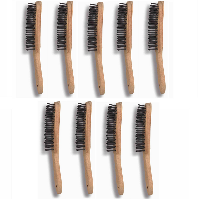 Brosse métallique en acier ⎥ 3 rangées / 5 rangées