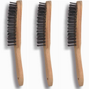 Brosse métallique en acier ⎥ 3 rangées / 5 rangées