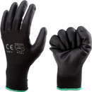 Gants en nylon avec revêtement PU ⎥ gris, blanc, noir