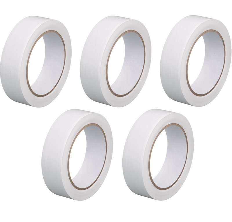 Ruban de plâtrage PVC lisse, blanc