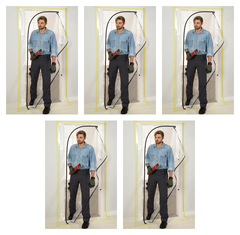 Porte anti-poussière – non-tissé / film plastique