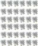 Gants blancs polyuréthane, Couleur blanche, 12 paires