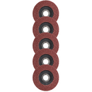 Lot de 5 Disques Abrasifs à Lamelles ∅ 125mm BOIS/MÉTAL