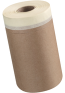Ruban de masquage avec papier de protection