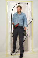 Porte anti-poussière – non-tissé / film plastique