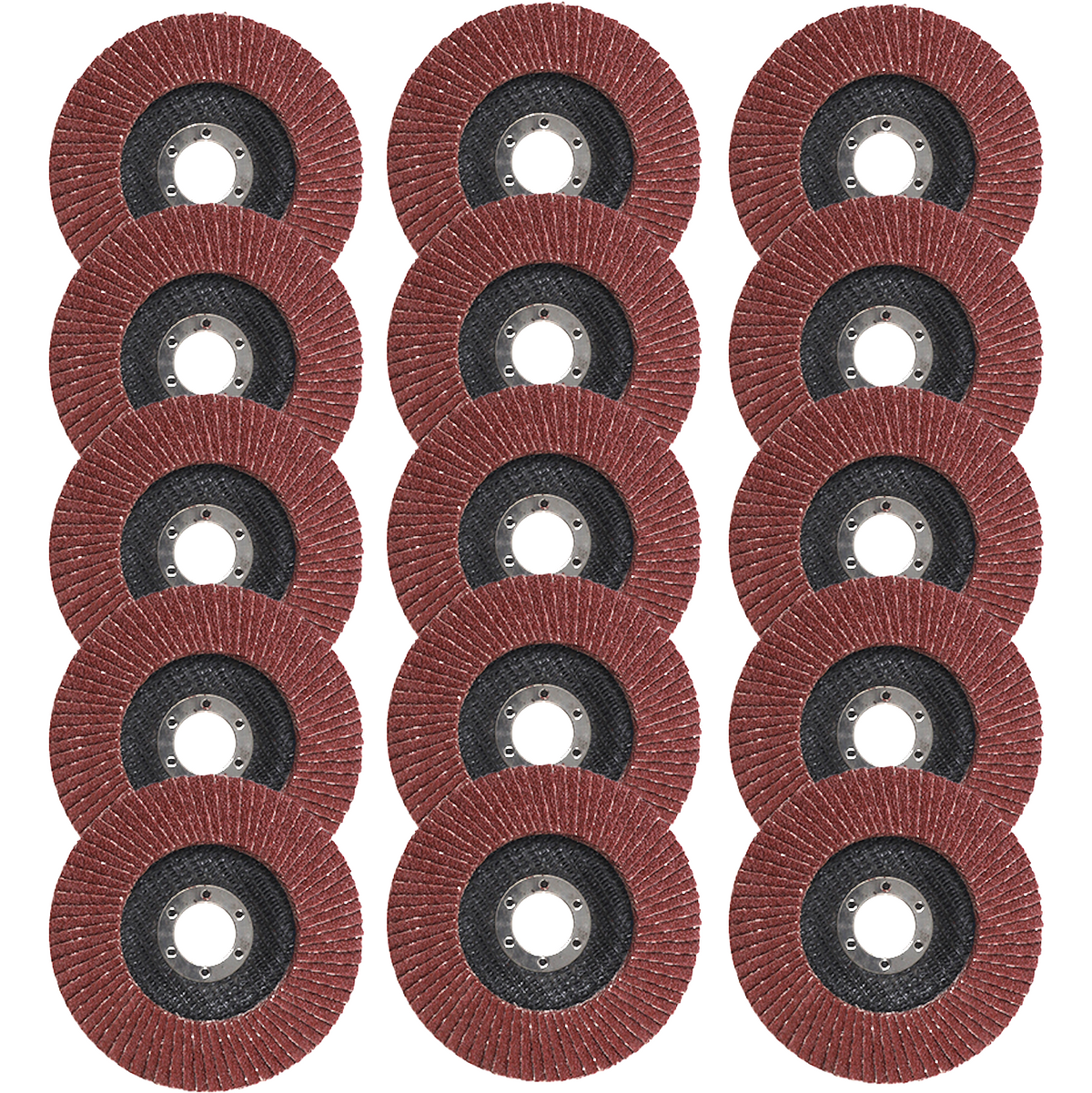 Disques Abrasifs à Bois Pour Meuleuse D'Angle 125 Mm - Lot De 2, Diamètre 125x22 Mm, Acier
