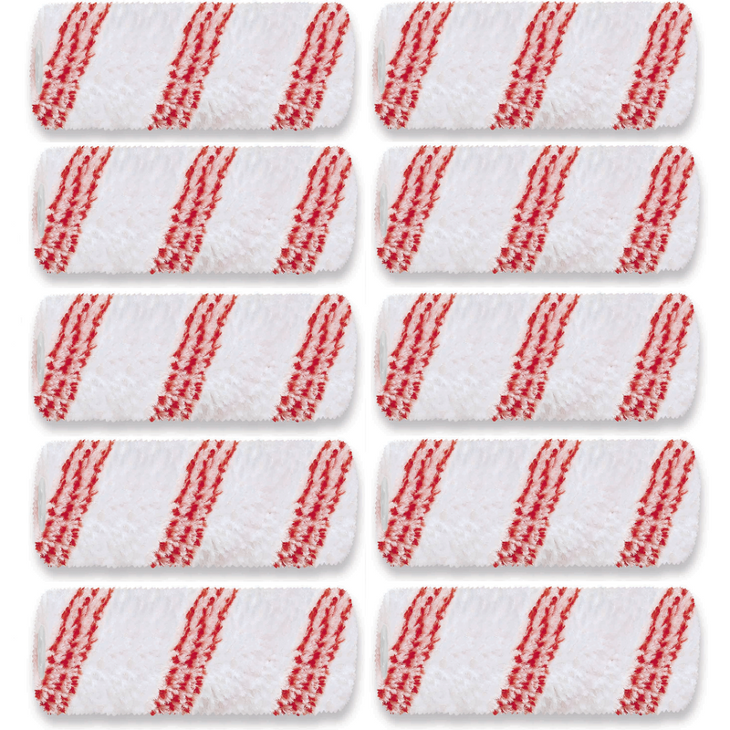 Lot de 10 ⎥ rouleaux de peinture "Red Line", largeur 10cm, pôle 12mm, noyau 17mm