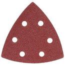 93x93x93mm ⎥ 6 trous ⎥ Triangle abrasif auto-agrippant (ponceuse delta)