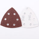 93x93x93mm ⎥ 6 trous ⎥ Triangle abrasif auto-agrippant (ponceuse delta)_2