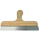 Couteau à enduire sur décoffrage inoxydable