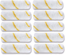 Lot de 10 ⎥ rouleaux de radiateur "YELLOW THREAD" Largeur 10cm, Pole 12mm, Core 15mm